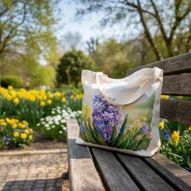 Hyacinth Art Tote
