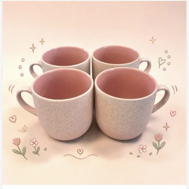 Ceramic Pink Mugs