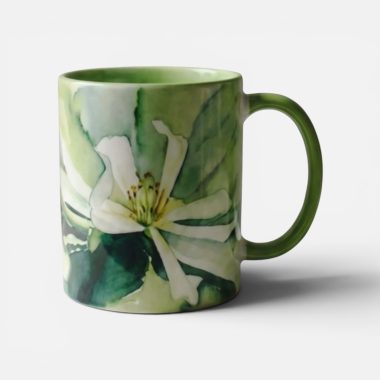 Michelia Alba Art Mug