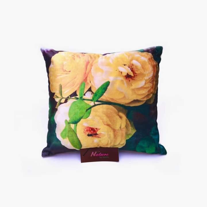 Rosa Graham Thomas cushion cover